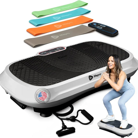 Full Body Relax & Tone! Waver Vibration Plate, 330lb Capacity Whole Body Vibration