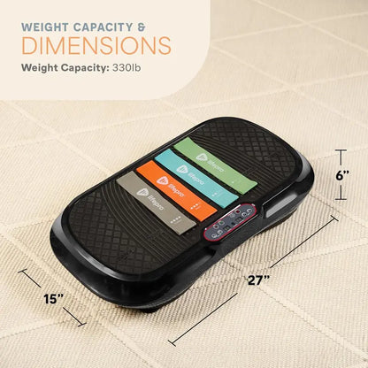 Full Body Relax & Tone! Waver Vibration Plate, 330lb Capacity Whole Body Vibration