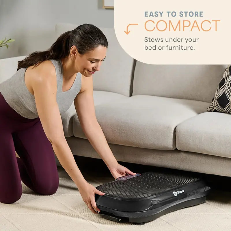 Full Body Relax & Tone! Waver Vibration Plate, 330lb Capacity Whole Body Vibration
